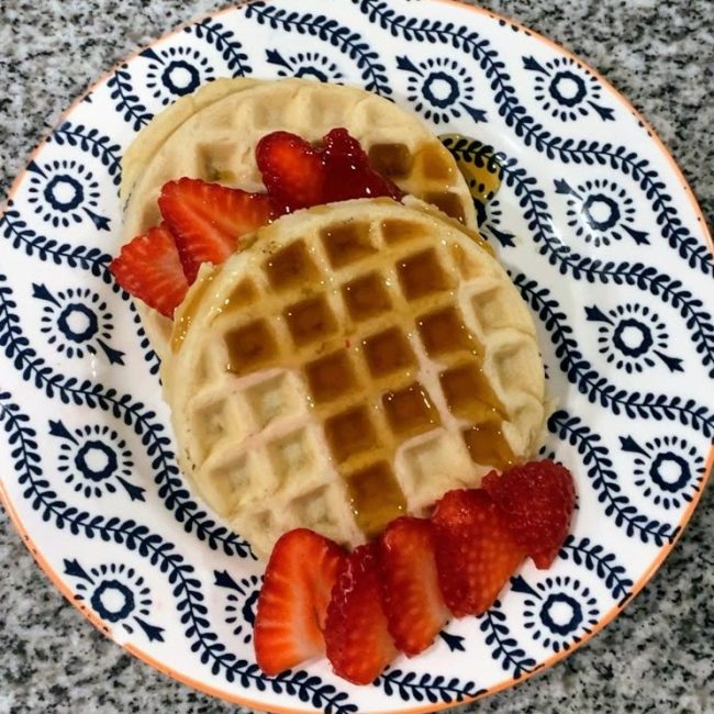 GF Vegan Buttermilk Waffles