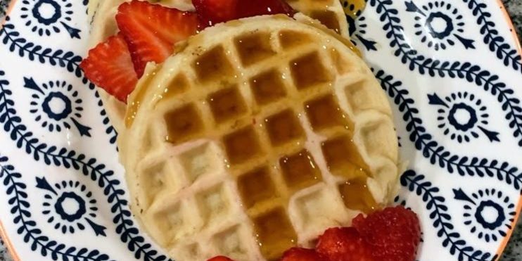GF Vegan Buttermilk Waffles