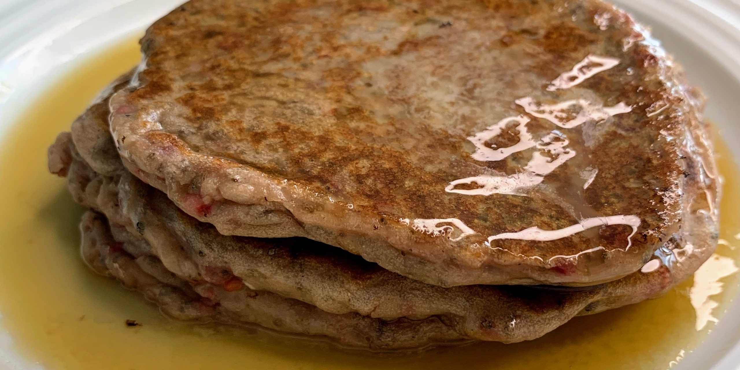 raspberry chia seed pancakes